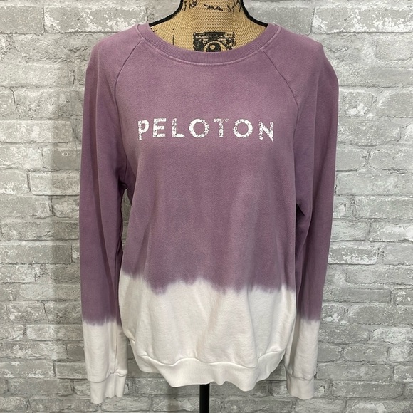 Peloton Purple Ombre Sweatshirt - Picture 1 of 5
